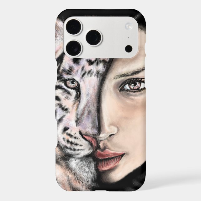 Tiger Woman iPhone Case (Back)