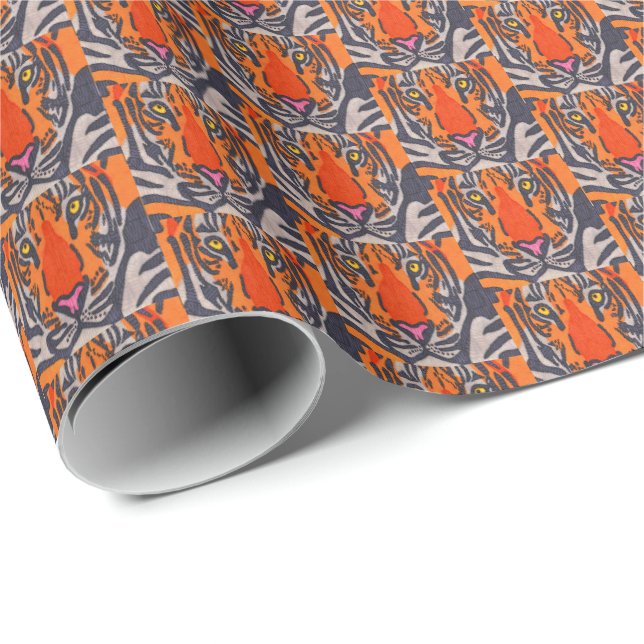 Tiger - Wrapping Paper (Roll Corner)