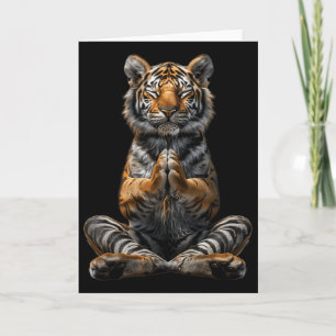 Tiger Yoga Card