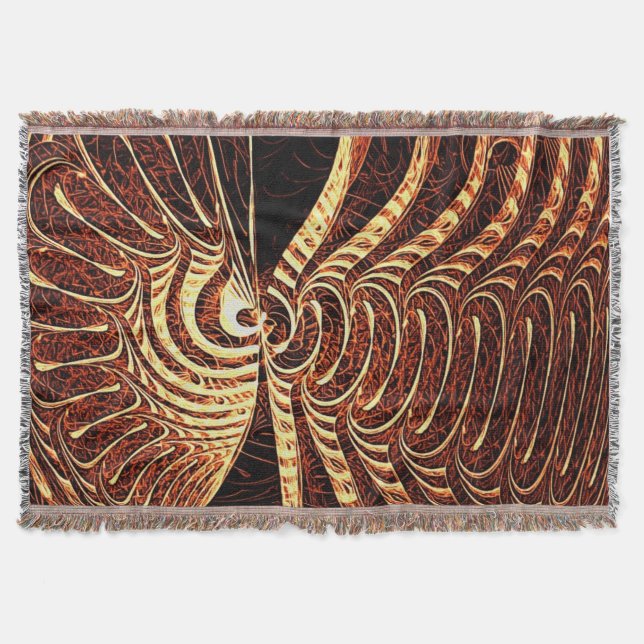 Tigerfish Throw Blanket (Front)