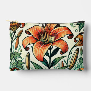 Tigerlily Illustration Tiger lilies summer lily Accessory Pouch