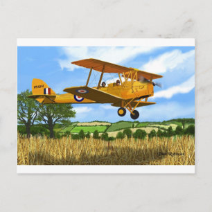 TIGERMOTH FIELDS POSTCARD