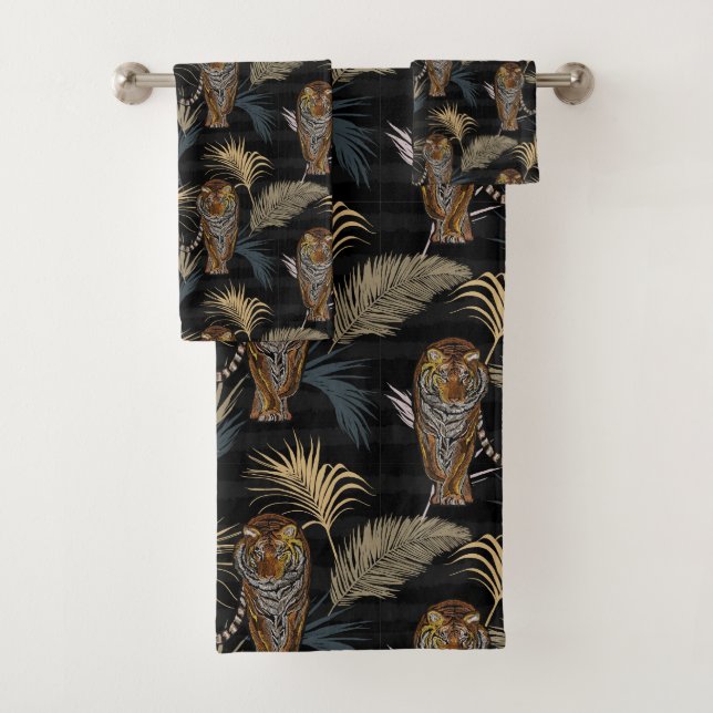 Tigers Bath Towel Set (Insitu)