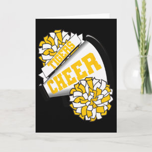 Tigers Cheer Ck To School Cheerleading Spirit Gy Card