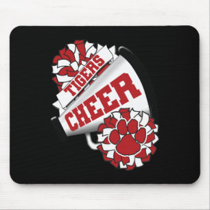 Tigers Cheerleading Ck To School Cheer Team Spirit Mouse Pad