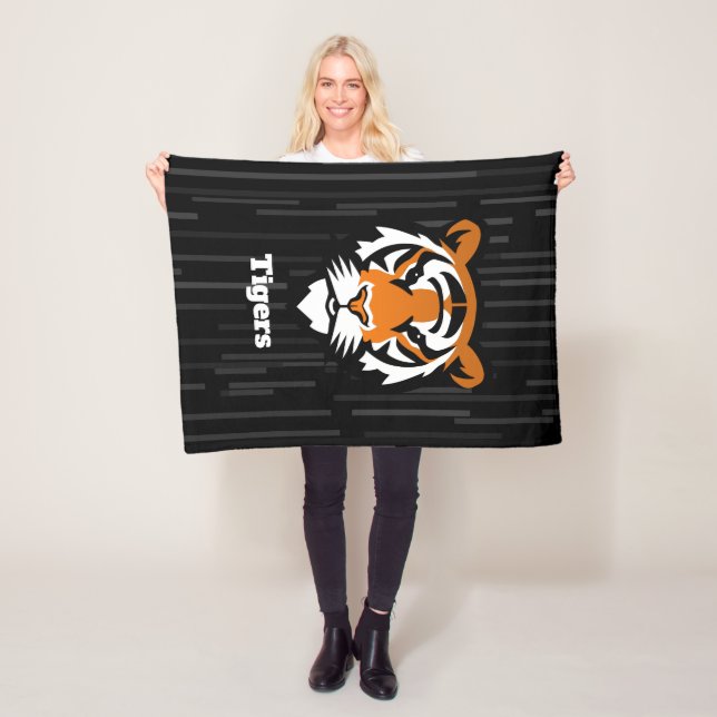Tigers Custom Fleece Blanket (In Situ)