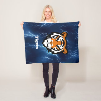 Tigers Custom Fleece Blanket