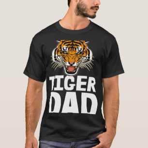 Tigers Dad Roaring Tiger Tees Men's Tiger Face