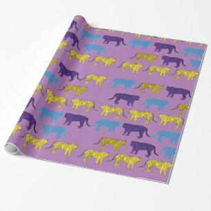 Tigers Digital art Wrapping Paper