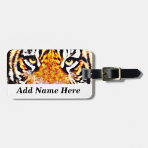 TIGER'S EYE'S #2_ LUGGAGE TAG