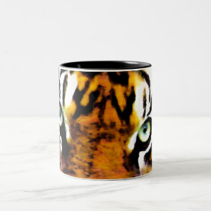 TIGER'S EYE'S_ Two-Tone COFFEE MUG