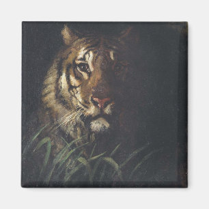 Tiger's Head (by Abott Handerson Thayer) Magnet