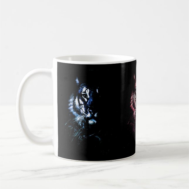 Tiger's Head Coffee Mug (Left)