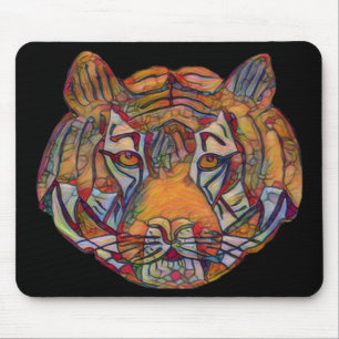 Tiger's Head Mousemat