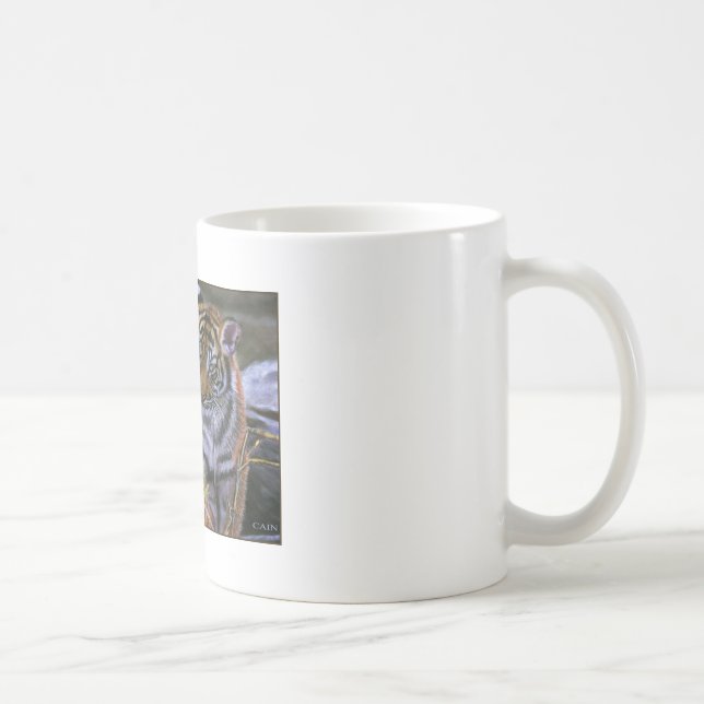 TIGERS IN LOVE COFFEE MUG (Right)