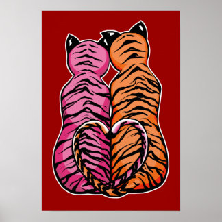 Tigers in Love Poster
