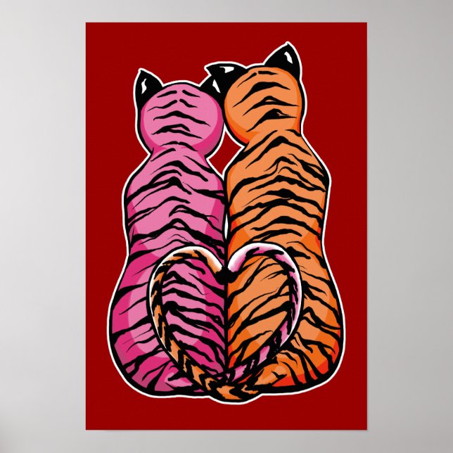 Tigers in Love Poster (Front)