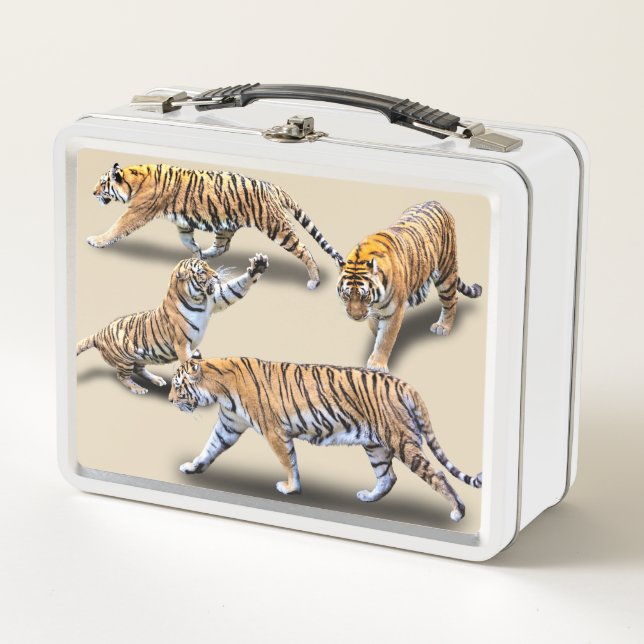 TIGERS METAL LUNCH BOX (Front)