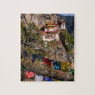 Tiger's Nest Monastery, Bhutan Jigsaw Puzzle