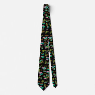Tigers Pattern Tie
