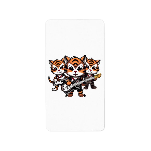 Tigers Playing Band Label (Front)