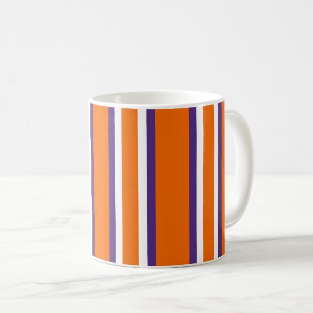 Tigers Polo Stripe  Coffee Mug (Front Right)