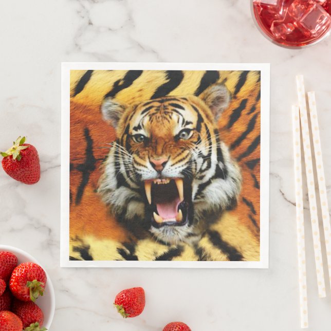 Tiger's Roar Napkin (Insitu)