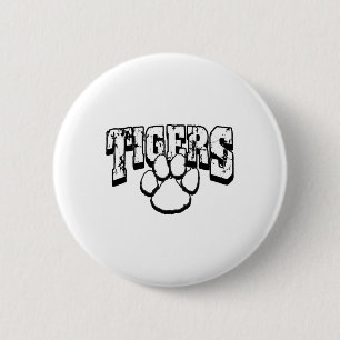 Tigers School Spirit Back To School B 6 Cm Round Badge