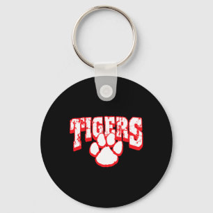 Tigers School Spirit Back To School R Key Ring