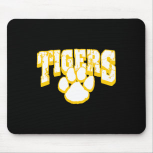 Tigers School Spirit Back To School Y Mouse Pad