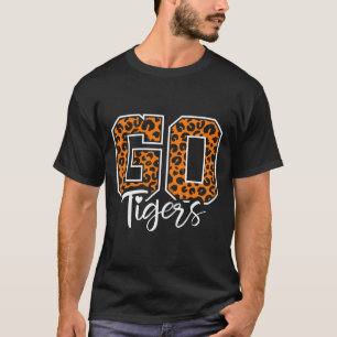 Tigers School Sports Fan Team Spirit Mascot Cute H T-Shirt