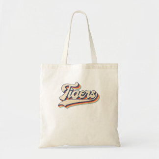 Tigers School Sports Name Retro Gift Men Women Boy Tote Bag