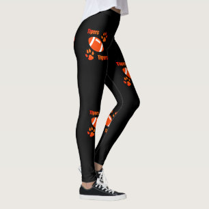 Tigers Sports Football Basketball Baseball Legging
