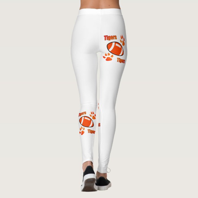 Tigers Sports Football Basketball Baseball Legging (Back)
