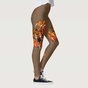 Tigers Sports Football Basketball Baseball Legging