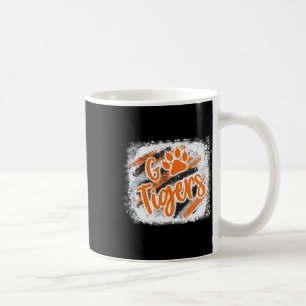 Tigers Swash School Spirit Orange Black Football S Coffee Mug