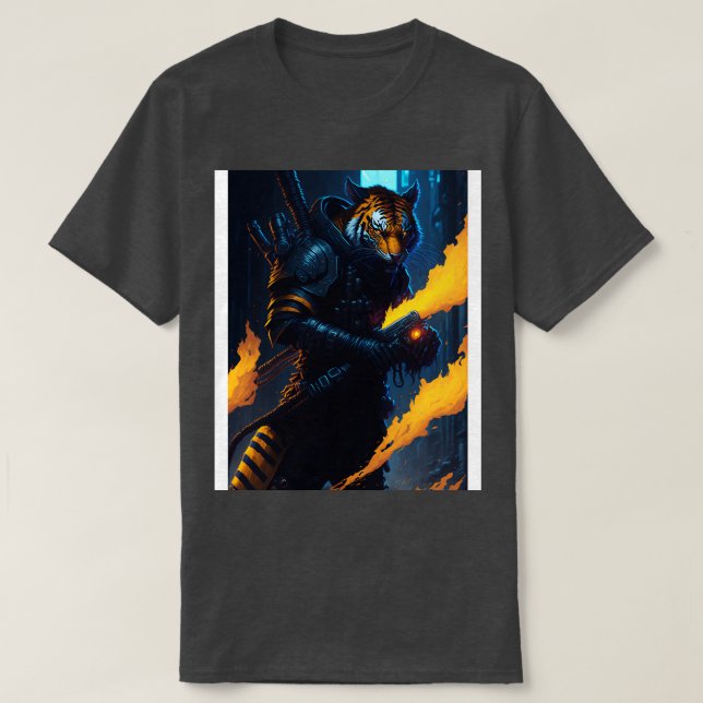 Tigers Techno Inferno 4 T-Shirt (Design Front)