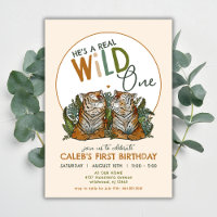 Tigers Wild One First 1st Birthday 