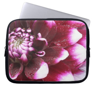 Tight in photographs of Dalhia flower with the Laptop Sleeve