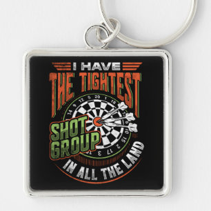 Tightest Shot Group in the Land - Dart Premium Key Ring