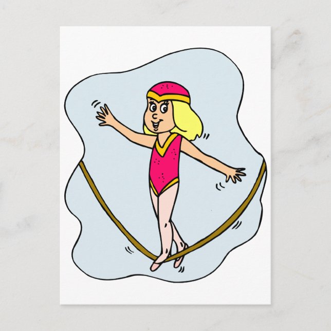 Tightrope Walker Postcard (Front)