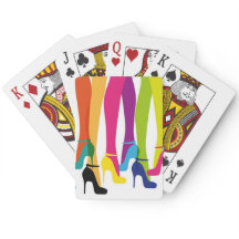 "TIGHTS AND HIGH HEELS" PLAYING CARDS