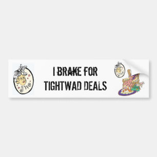 TIGHTWAD GRANNY Bumper Sticker