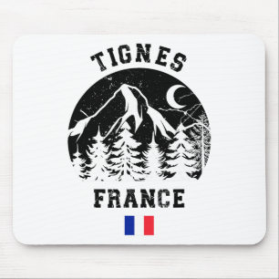 Tignes France Alps Ski Resort Alpine Skiing French Mouse Pad