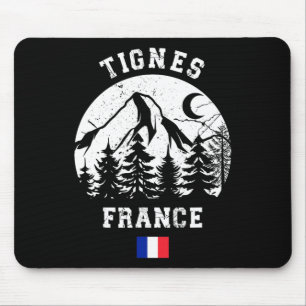 Tignes France Alps Ski Resort Alpine Skiing French Mouse Pad