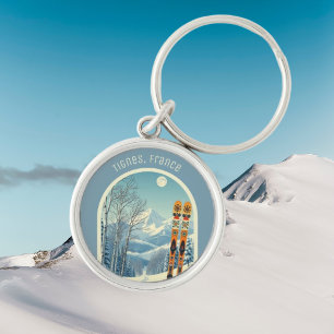 Tignes France ski holiday souvenir Key Ring
