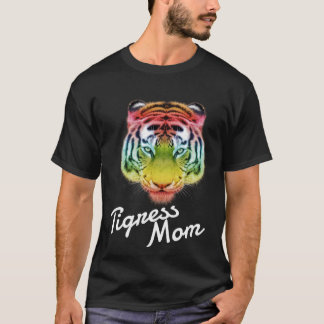 Tigress Mum Rainbow Tiger T-Shirt