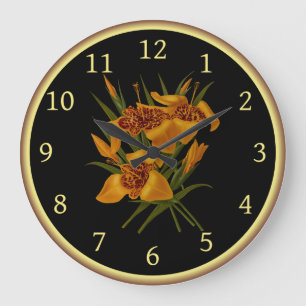 Tigridia Conchiplora Var Canariensis 008 ~  Large Clock