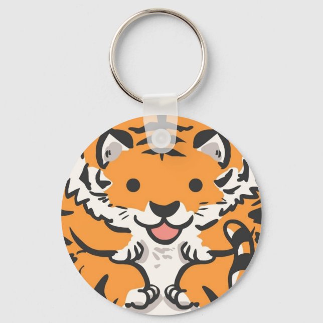 Tigrrrr Key Ring (Front)