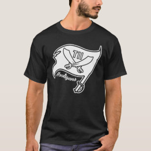 TII Hooligans - Flag Logo Tee - White